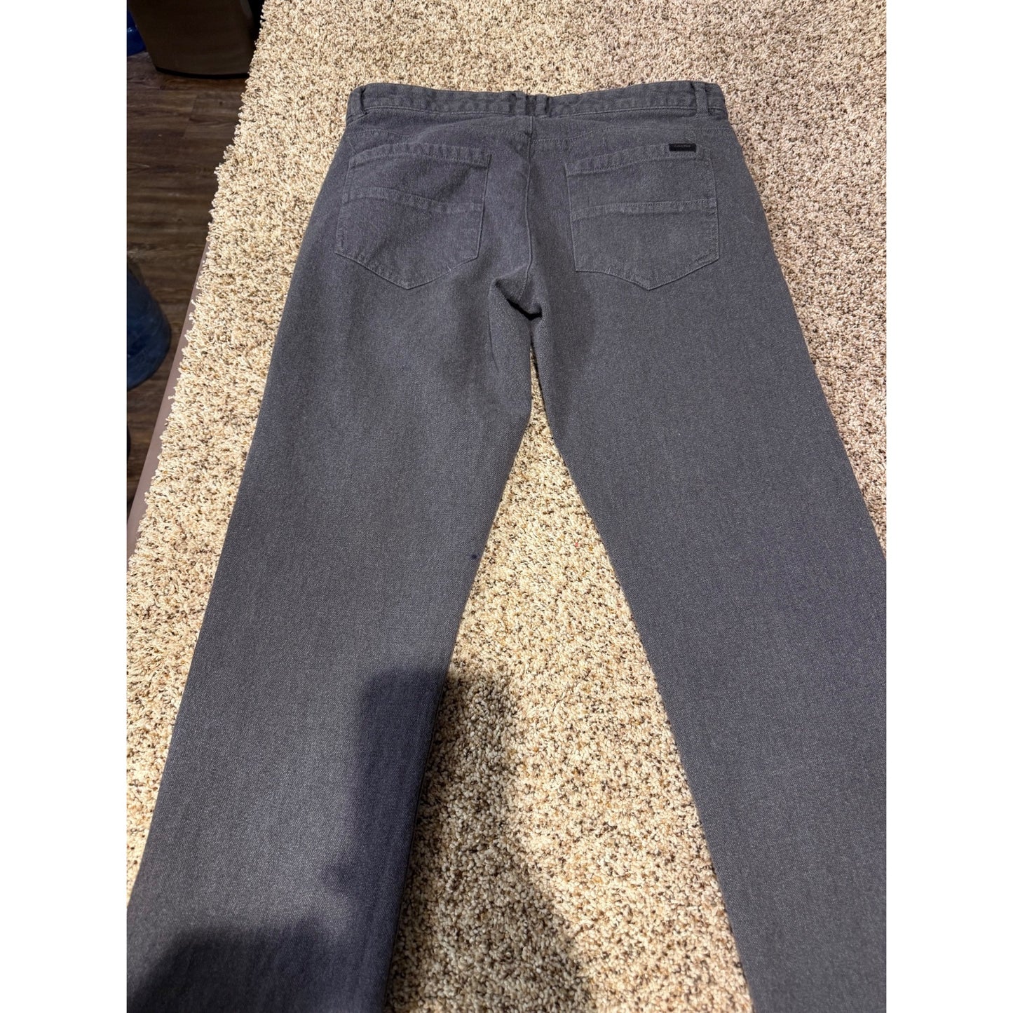 Calvin Klein Jeans Gray Slim Fit Pants Men's 32x30 Casual Work Business