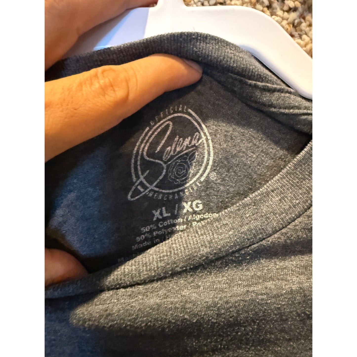 Official Selena Merchandise Gray Graphic Print Short Sleeve T-shirt Size XL
