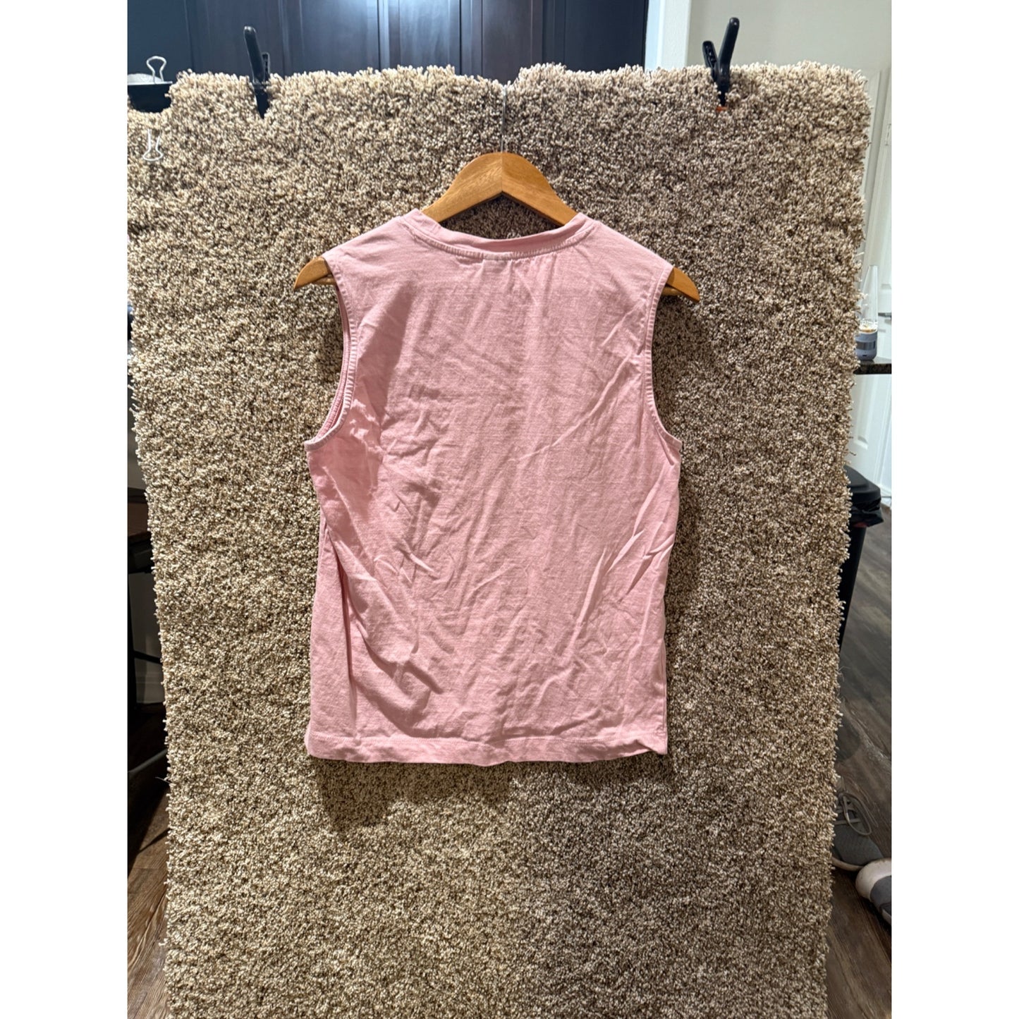 AC/DC Women’s Pink Tank Singlet Sleeveless Rock Band Shirt Size 10