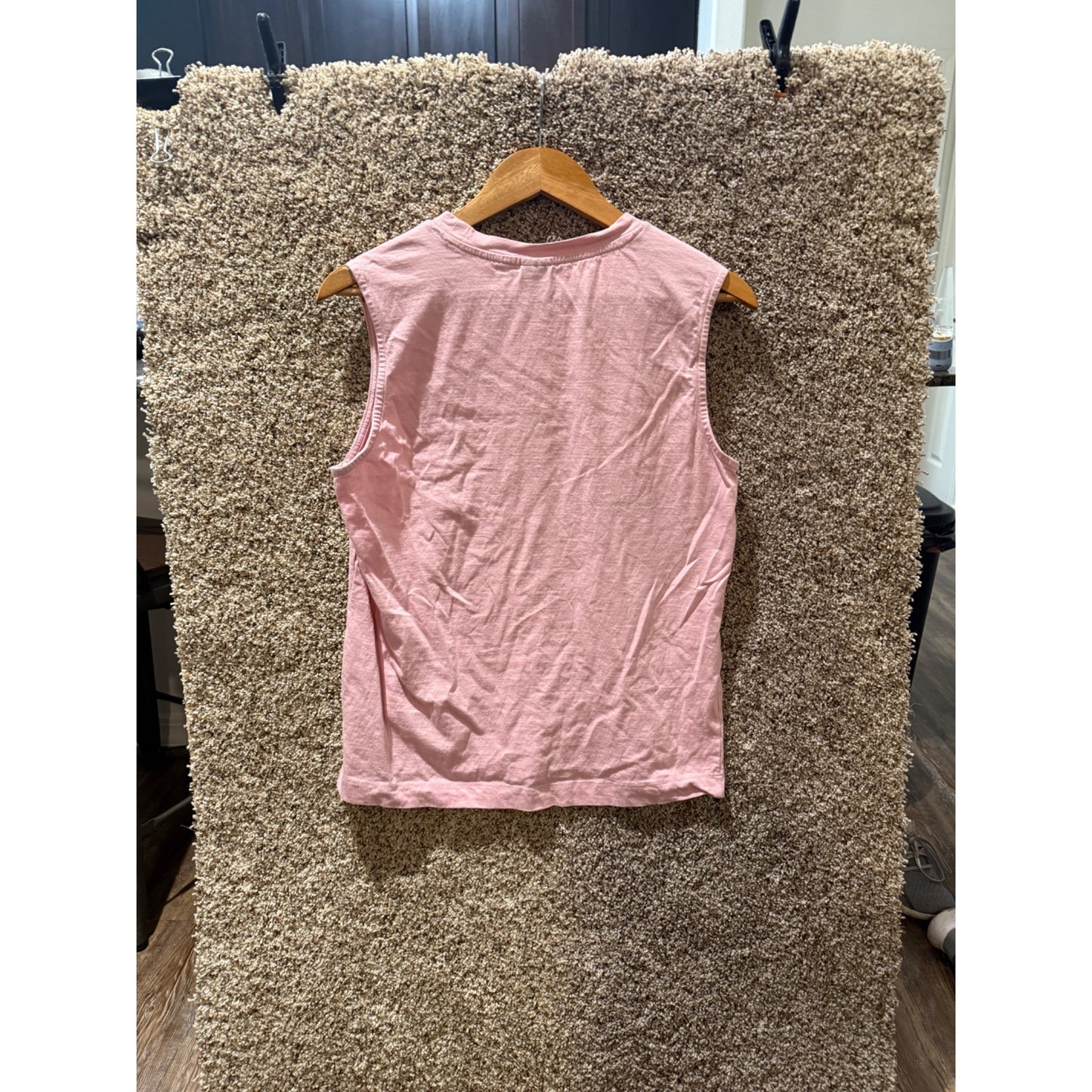 AC/DC Women’s Pink Tank Singlet Sleeveless Rock Band Shirt Size 10