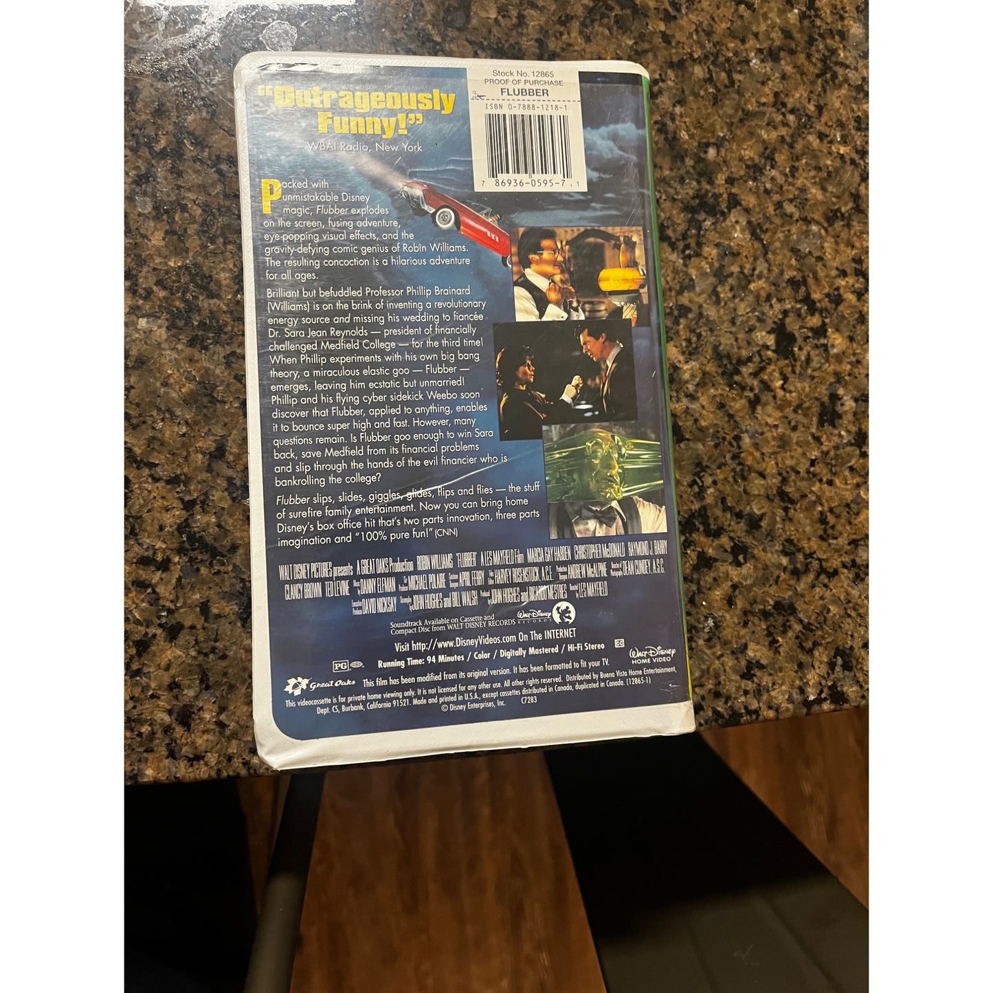 Flubber Robin Williams Movie 1997 Film 90s Vintage