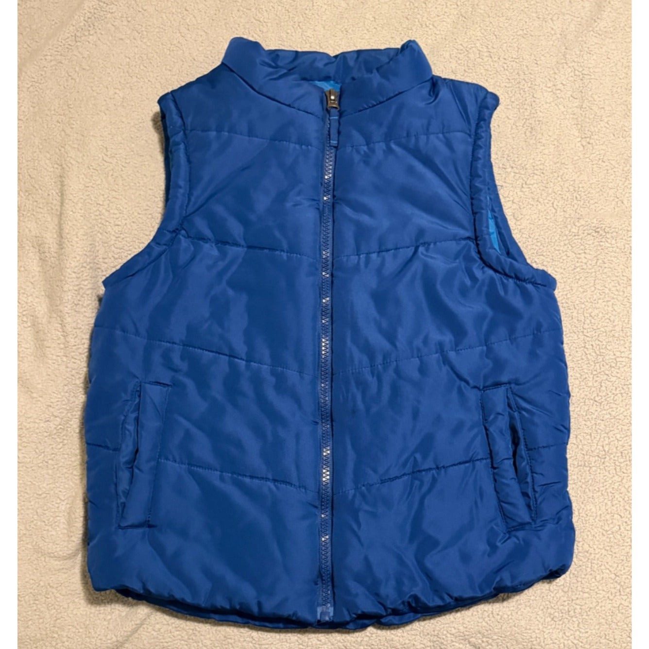 Red Camel Mens Puffer Winter Vest Blue Size L