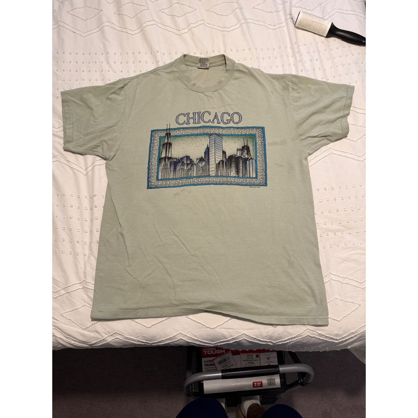 Anvil Chicago Souvenir Graphic Short Sleeve T-Shirt Size XL