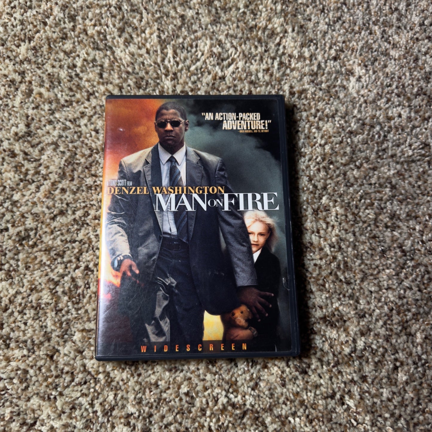 Man on Fire Widescreen DVD Denzel Washington Dakota Fanning Action Movie 2004