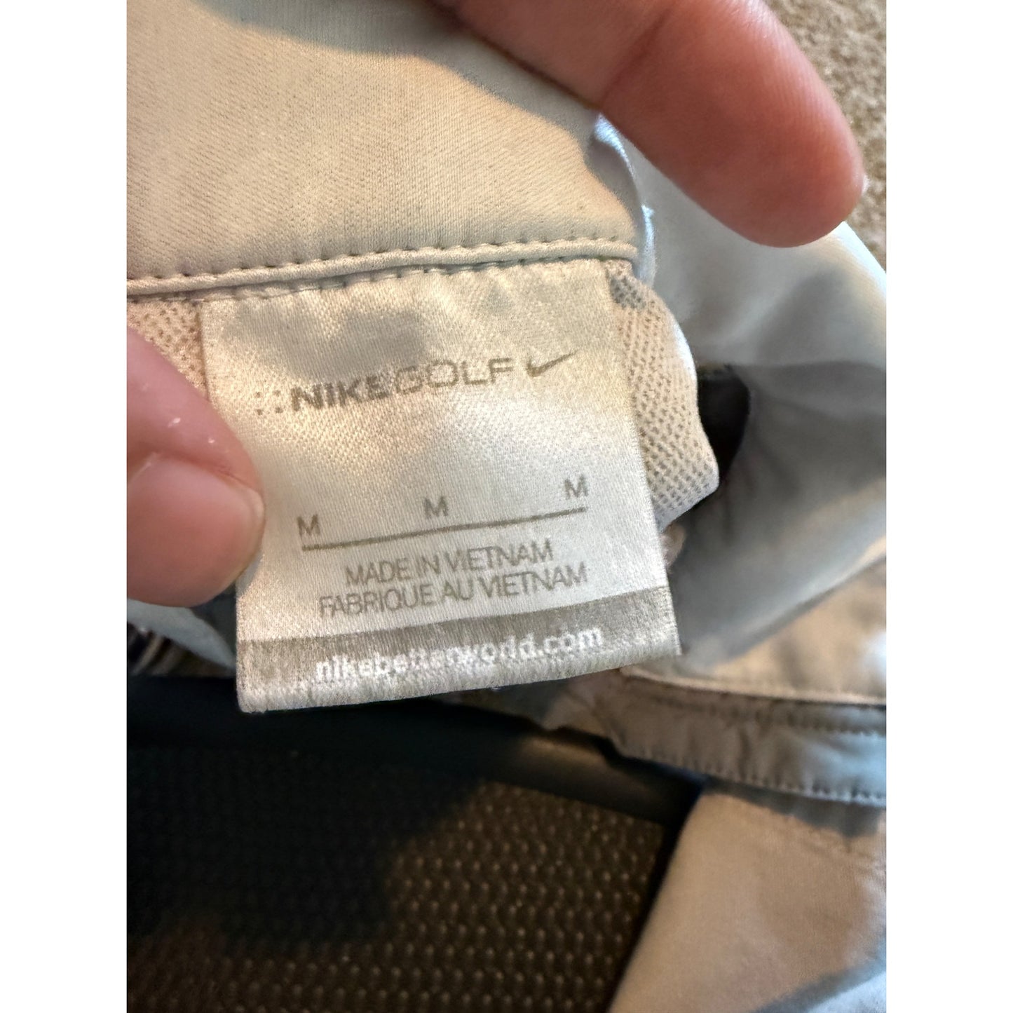 Nike Golf Windbreaker Seafoam Green Quarter Zip Lightweight Running Pullover – Size M