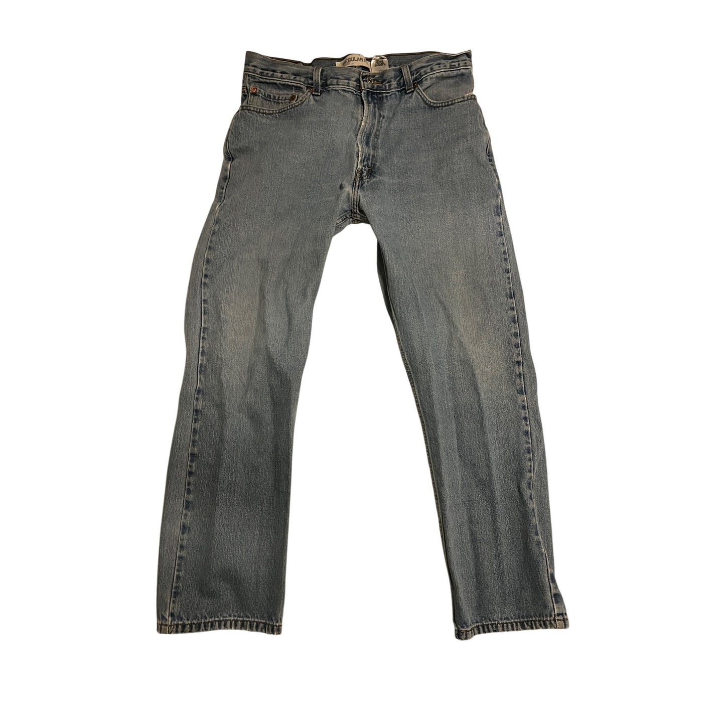 Levi's Regular Fit 505 Straight Leg Denim Jeans I'm Cool Blue Men's Size 36x32