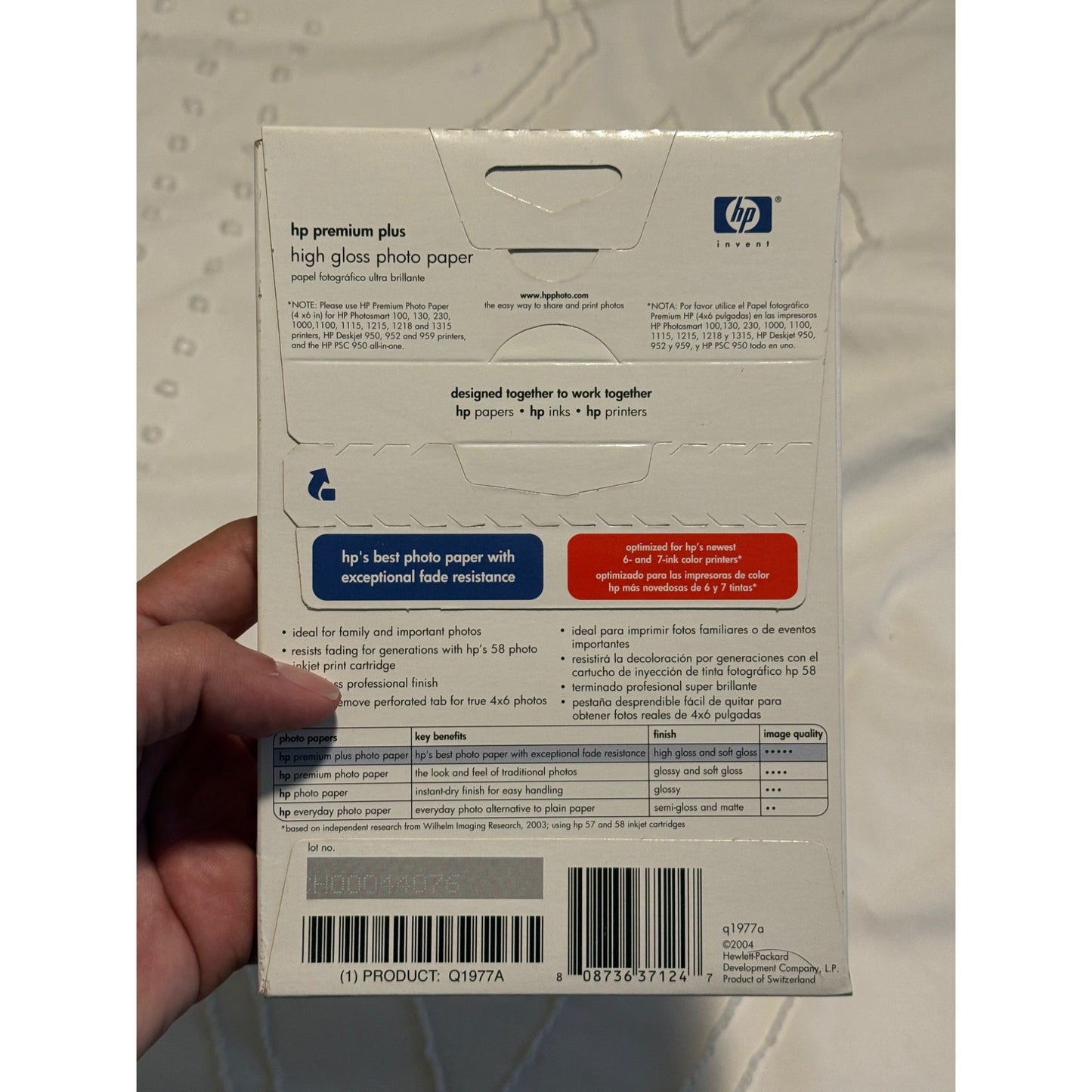 HP Premium Plus 4x6 Glossy Inkjet Photo Paper – 20 Sheets