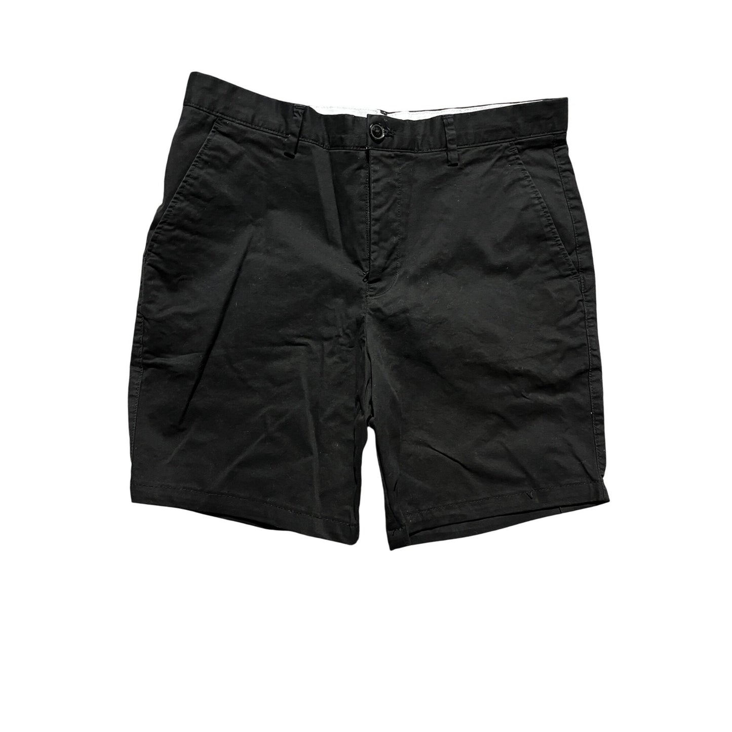 Calvin Klein Womens Black Chino Bermuda Shorts Size 31