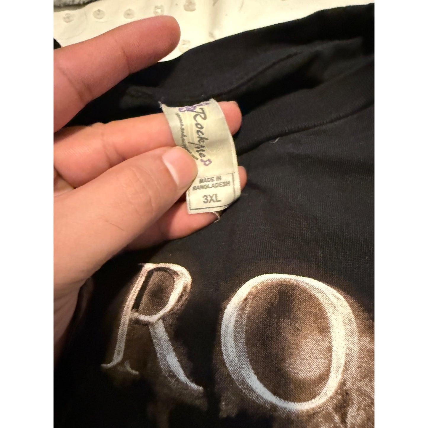 Rock Me Kid Rock Y2K 2006 Rodeo Houston Black Short Sleeve T-Shirt Men’s Size 3XL