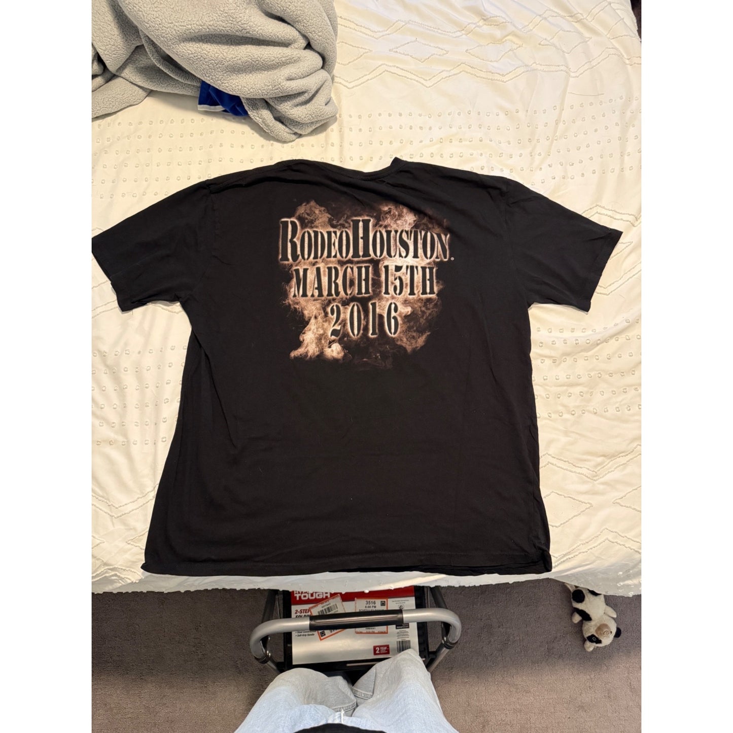 Rock Me Kid Rock Y2K 2006 Rodeo Houston Black Short Sleeve T-Shirt Men’s Size 3XL