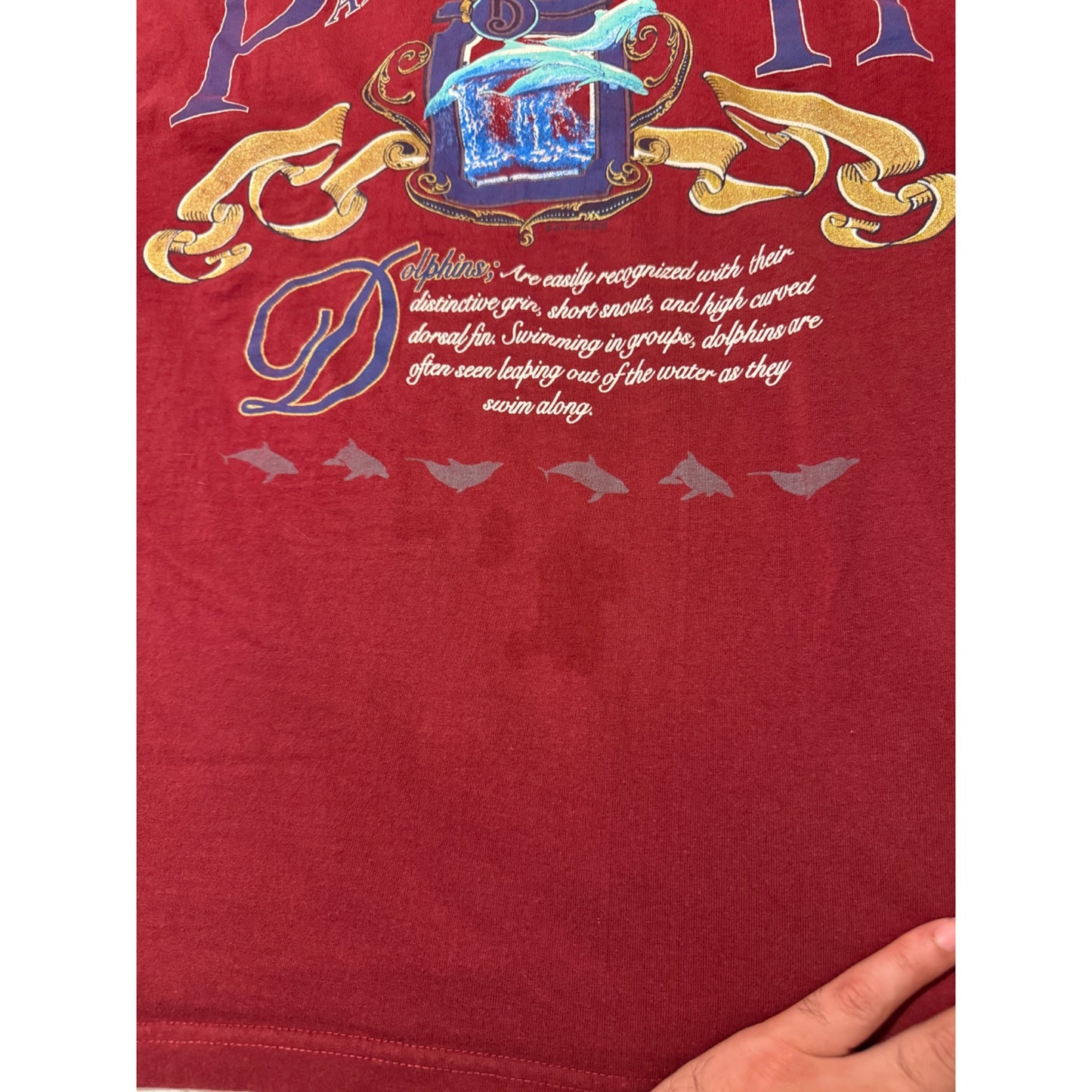 Panama City Beach Red Short Sleeve Souvenir T-shirt Size L