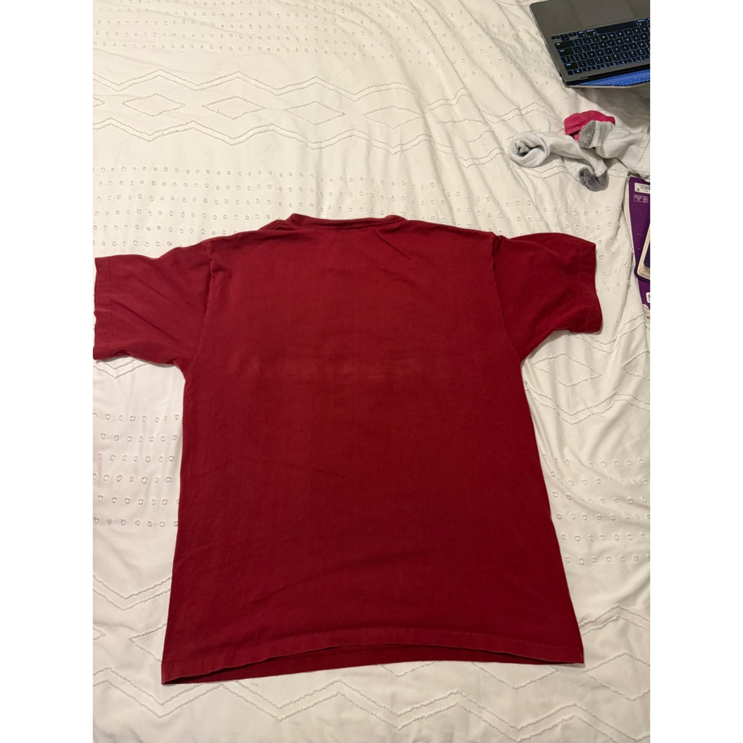 Panama City Beach Red Short Sleeve Souvenir T-shirt Size L