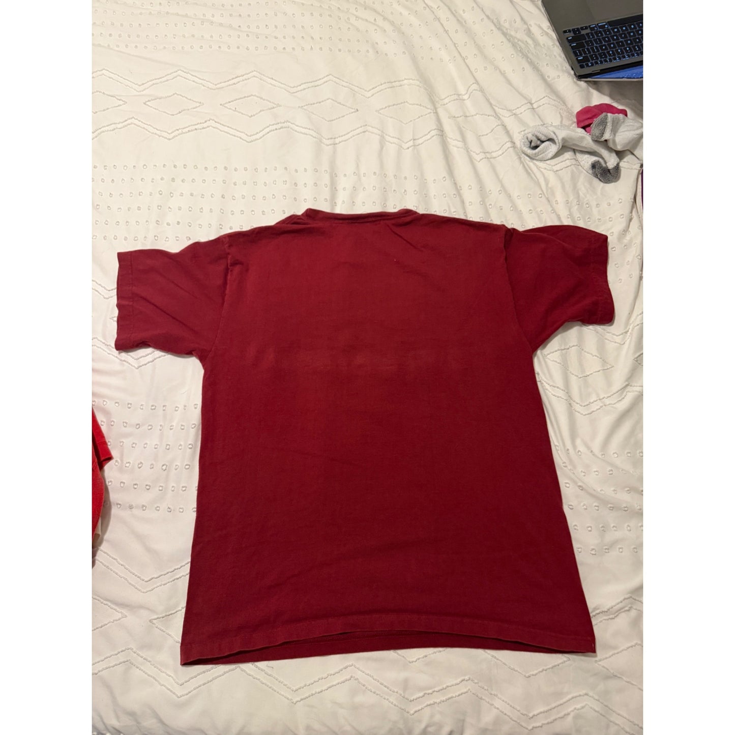 Panama City Beach Red Short Sleeve Souvenir T-shirt Size L