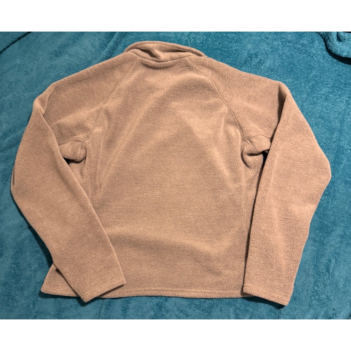 Patagonia Women’s Capilene Light Brown Gray Expedition Weight Fleece 1/4 Zip – Size XL