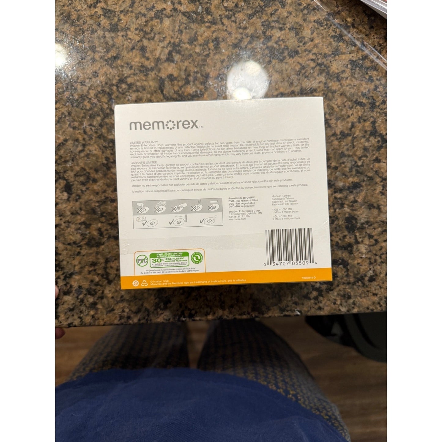 Memorex 5512 DVD-RW 4.7GB Slim 4X Discs, 10 Pack