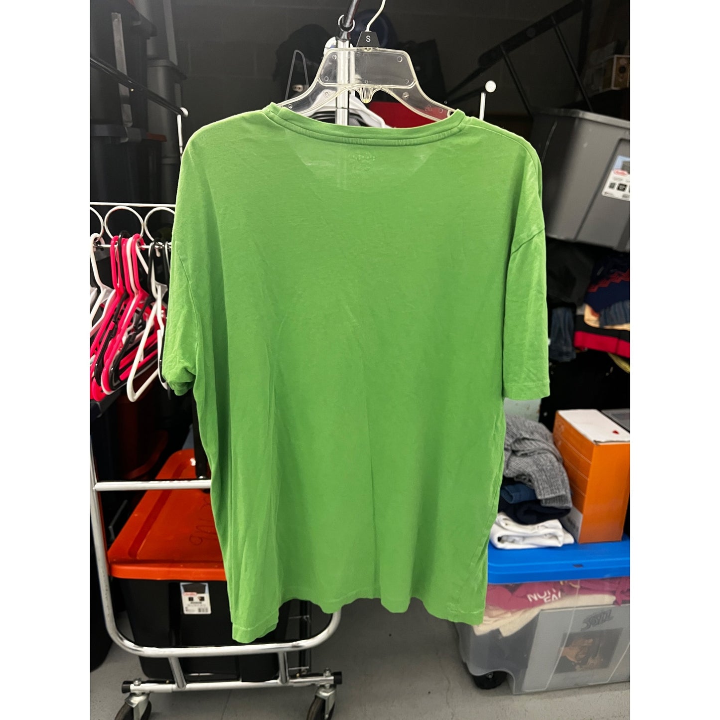 POLO Ralp Lauren Casual Street Style Pullover Graphic T-Shirt Green Men's Size L
