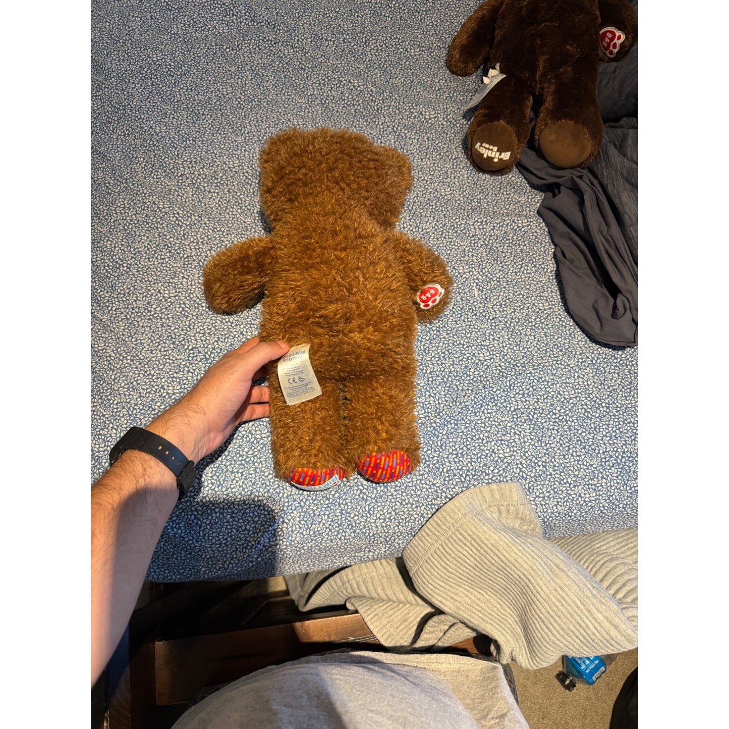 Build-A-Bear Workshop Happy Birthday Plush Brown Teddy Bear Stuffed Animal Toy