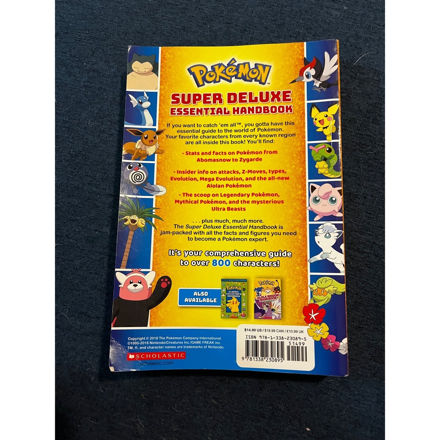 Pokémon Super Deluxe Essential Handbook: Over 800 Characters