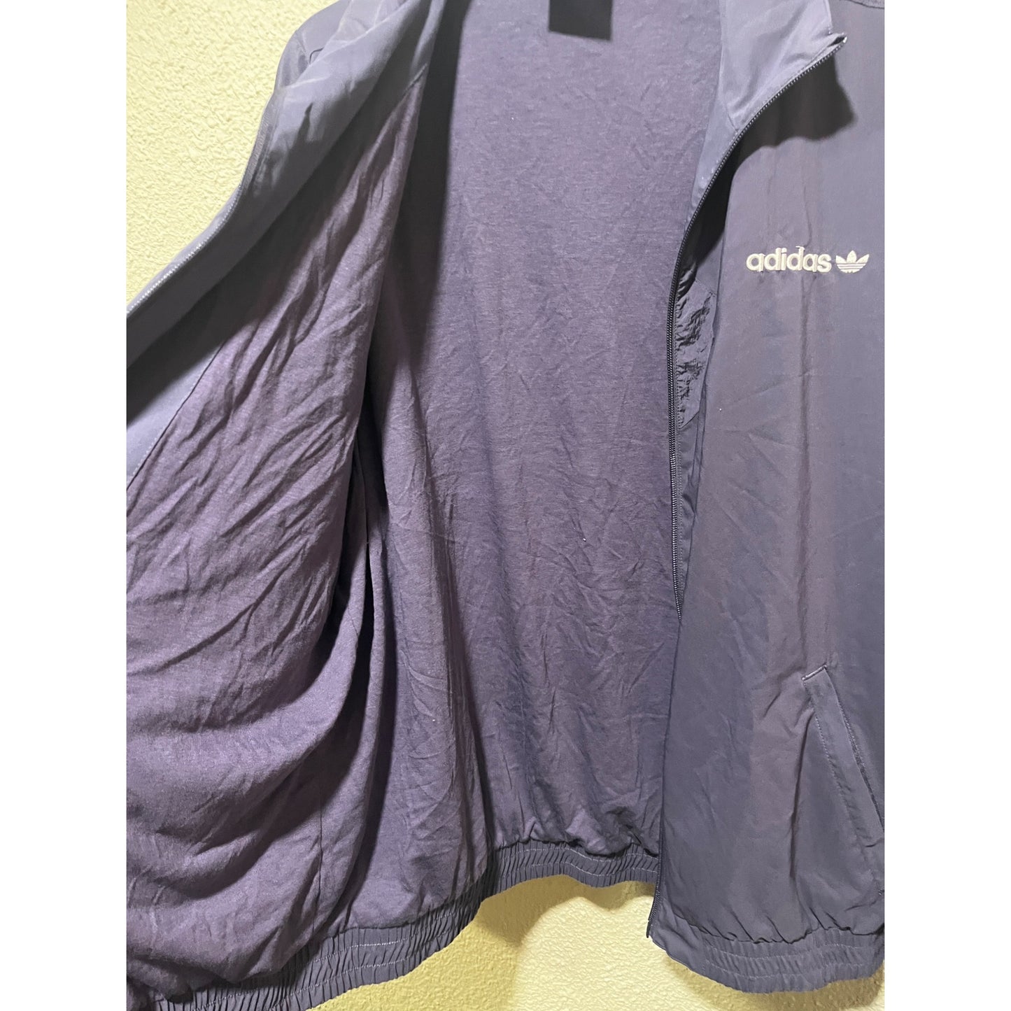 Adidas Originals Men’s Purple Track Jacket Size M Vintage Retro Streetwear