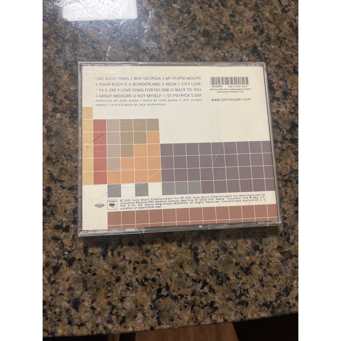 John Mayer Room For Squares CD Music Vintage Y2K 2001