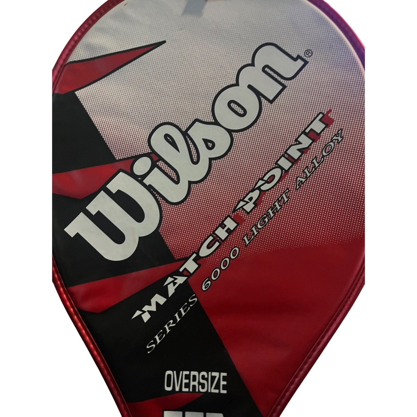 Wilson Tennis Racket Match Point Series 6000 Light Alloy Red 4 3/8