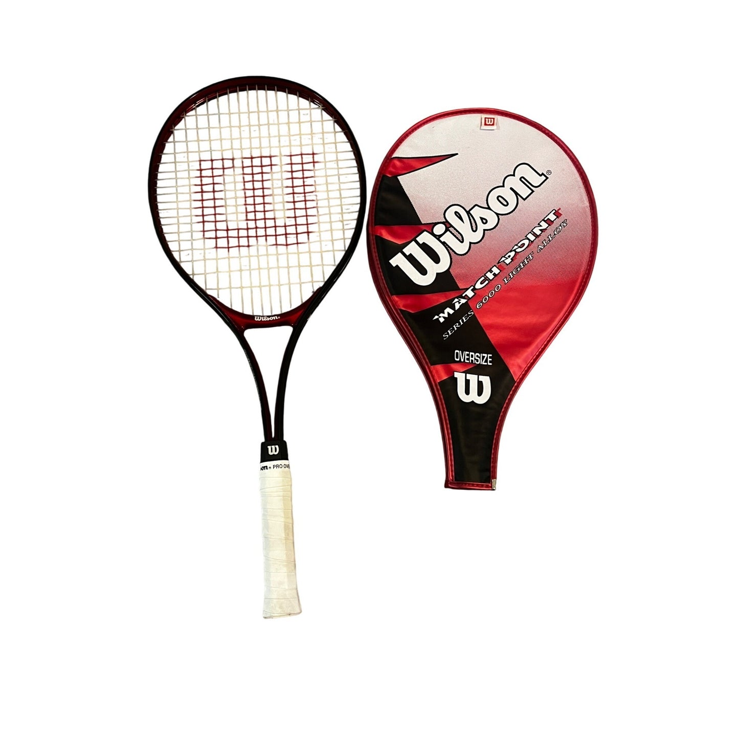 Wilson Tennis Racket Match Point Series 6000 Light Alloy Red 4 3/8