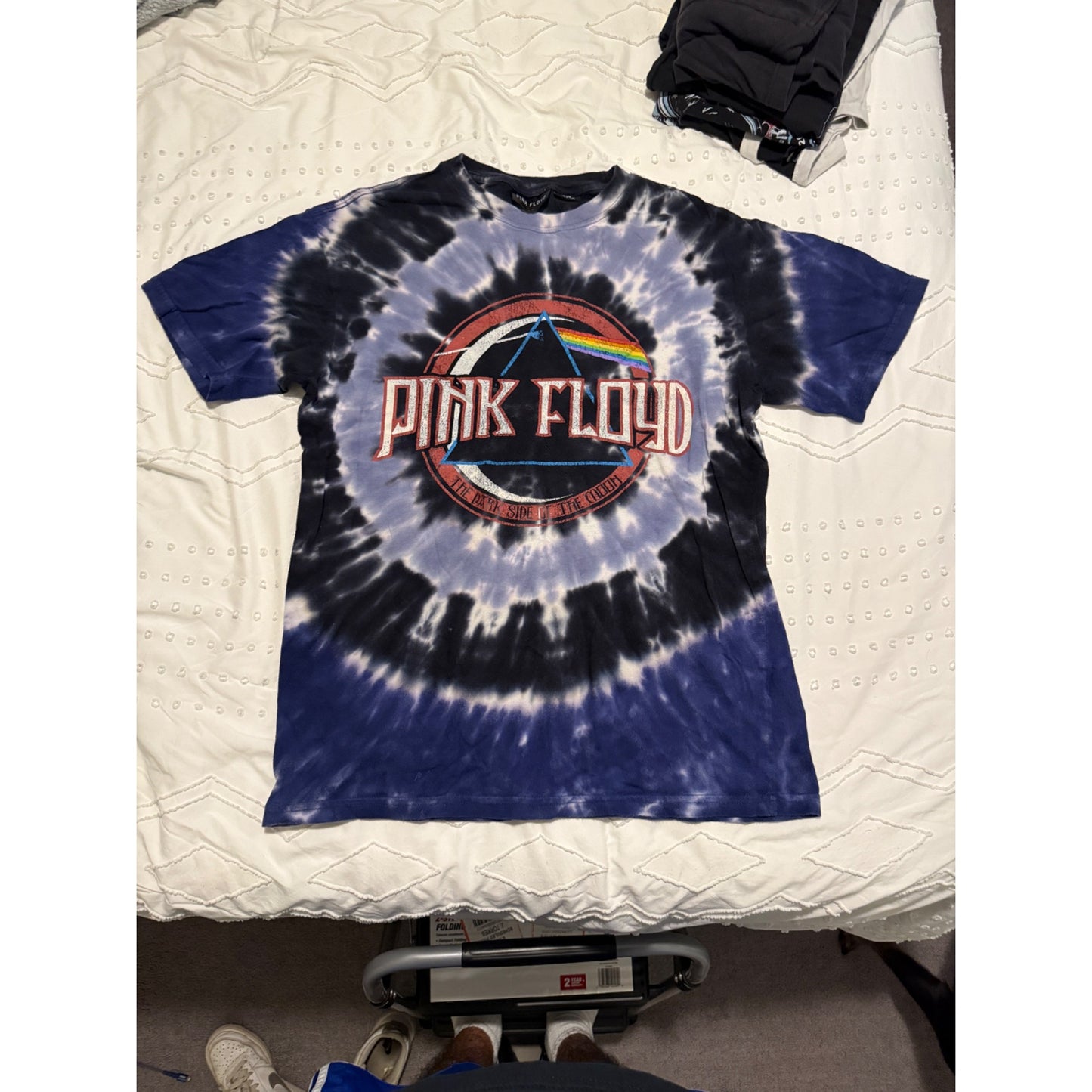 Pink Floyd Purple Tie Dye Band T-Shirt XS – Vintage Rock Graphic Short Sleeve Tee