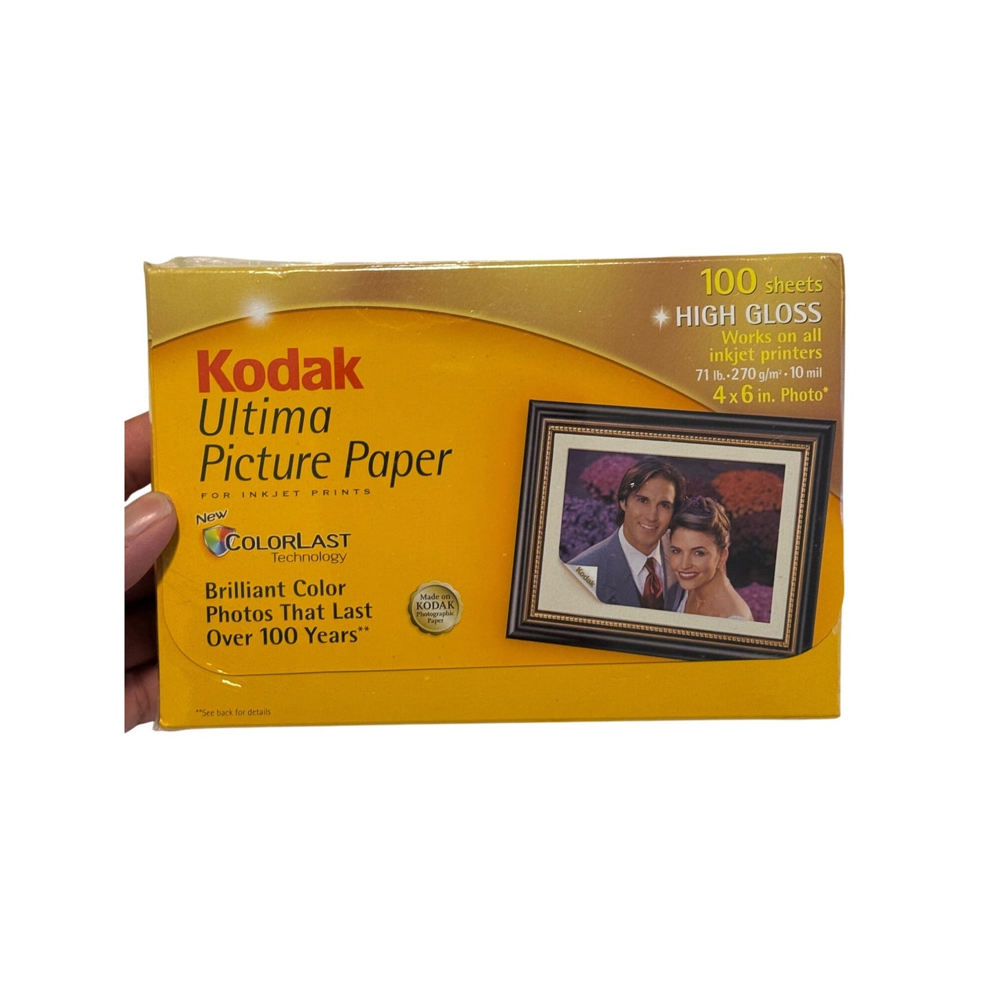 Kodak Ultima High Gloss 4x6 Inkjet Photo Paper – 100 Sheets