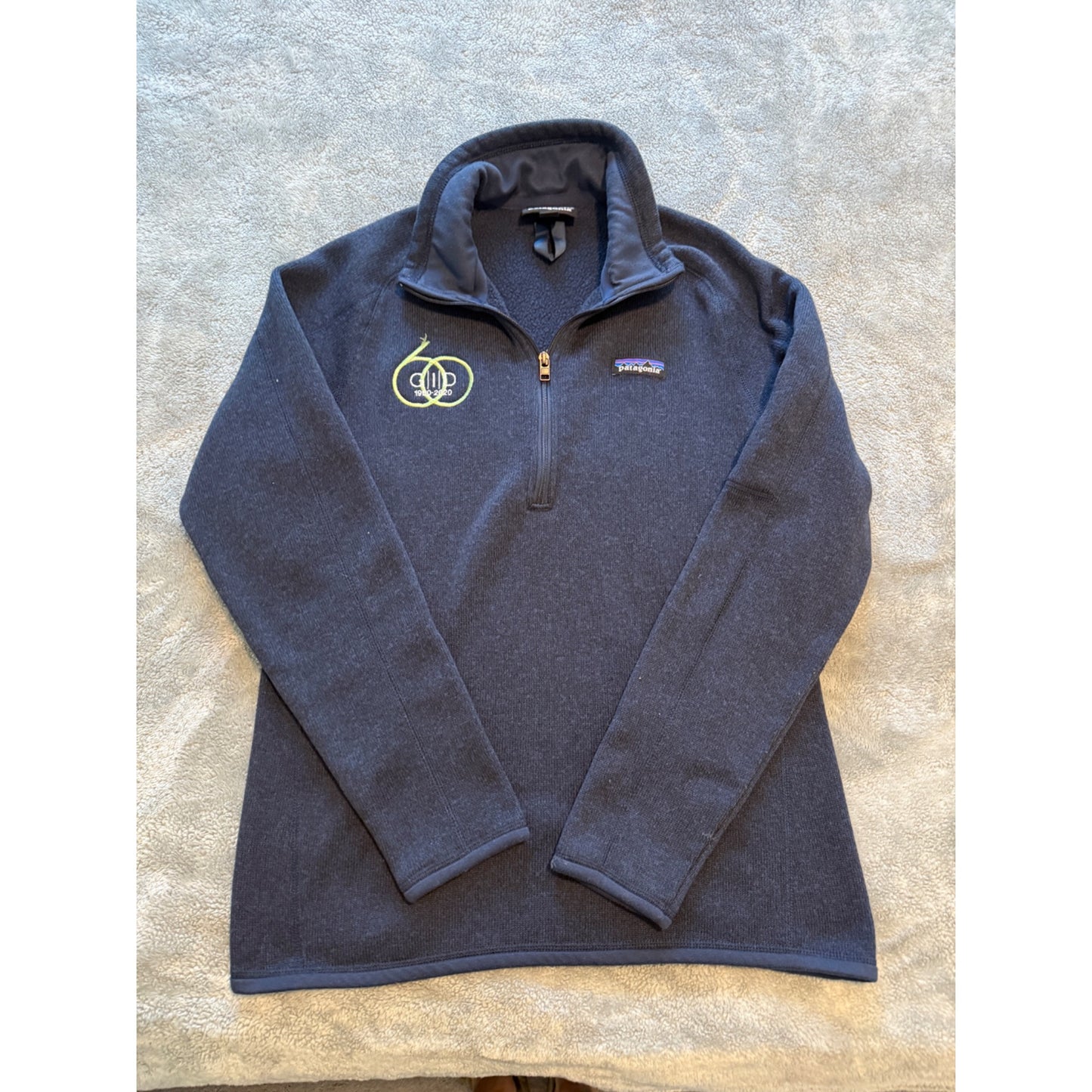 Patagonia Women’s Fleece Better Sweater Navy Blue 1/4 Zip – Size M