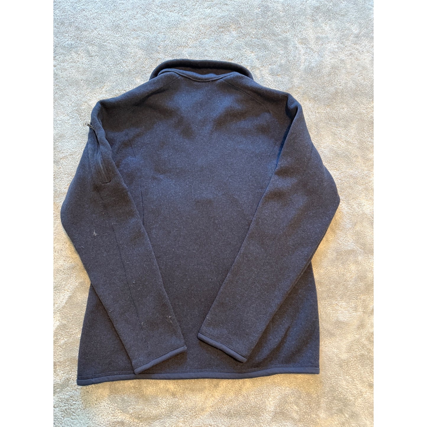 Patagonia Women’s Fleece Better Sweater Navy Blue 1/4 Zip – Size M
