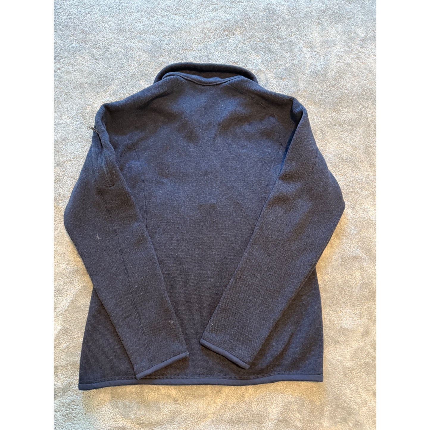Patagonia Women’s Fleece Better Sweater Navy Blue 1/4 Zip – Size M