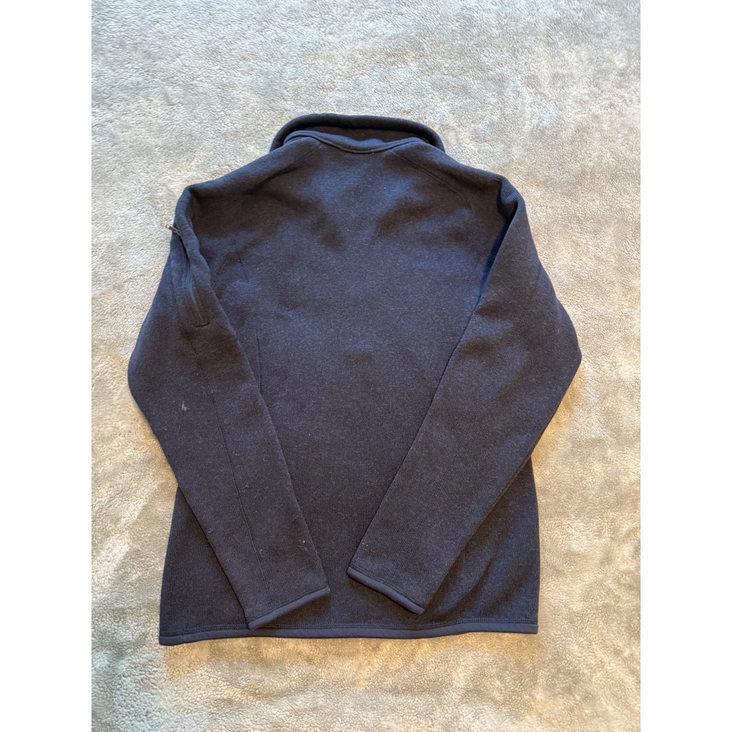Patagonia Women’s Fleece Better Sweater Navy Blue 1/4 Zip – Size M