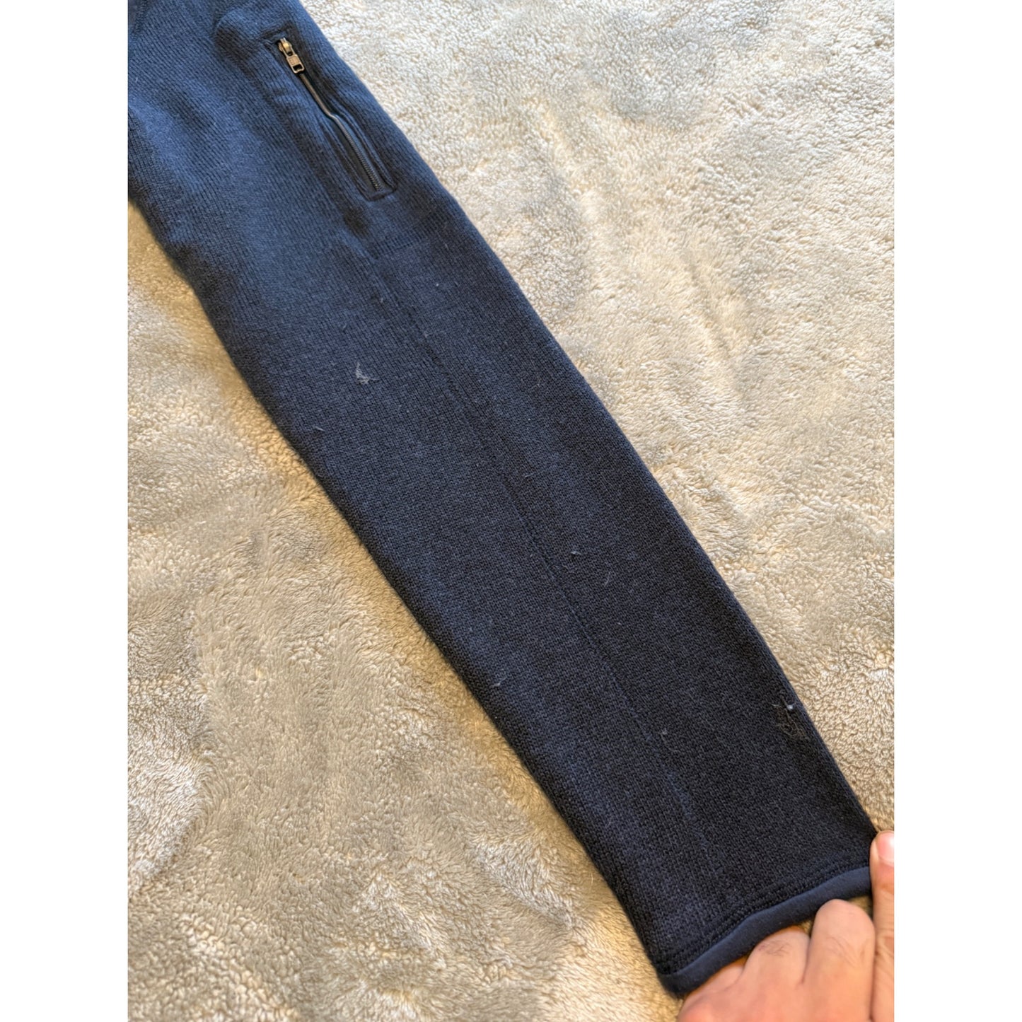 Patagonia Women’s Fleece Better Sweater Navy Blue 1/4 Zip – Size M