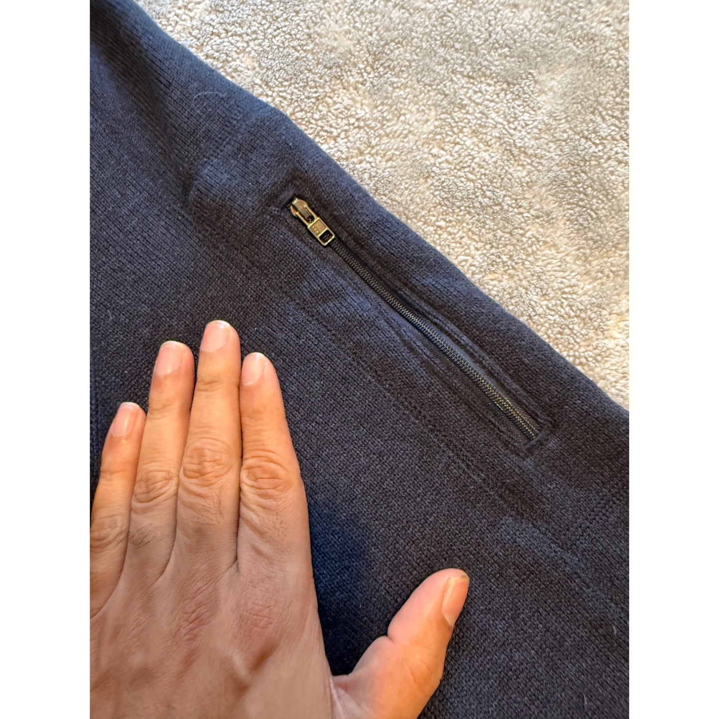 Patagonia Women’s Fleece Better Sweater Navy Blue 1/4 Zip – Size M