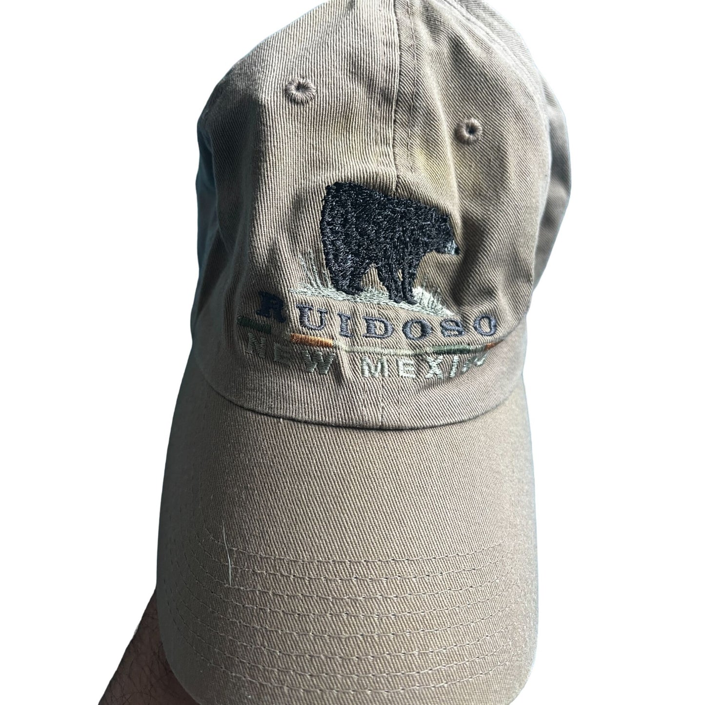 Ruidoso New Mexico Dad Baseball Cap Adjustable Beige