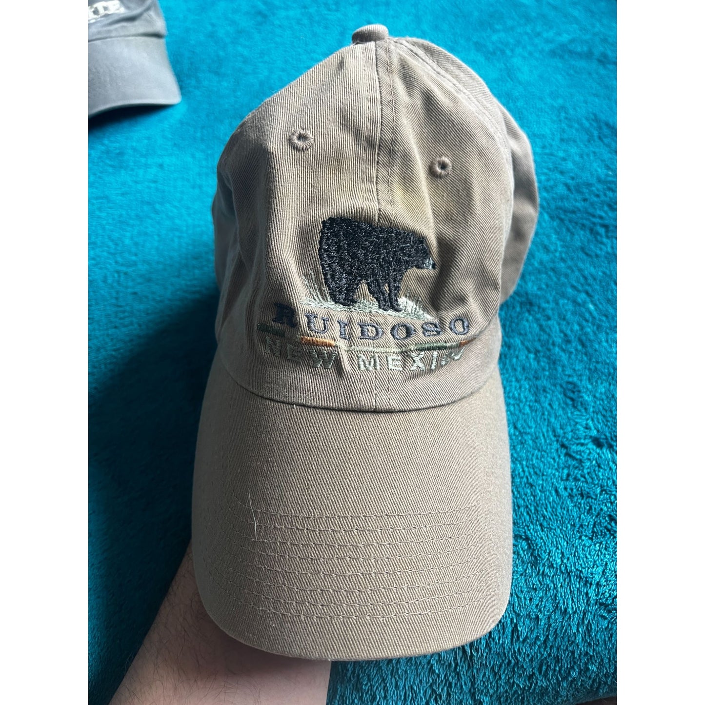 Ruidoso New Mexico Dad Baseball Cap Adjustable Beige