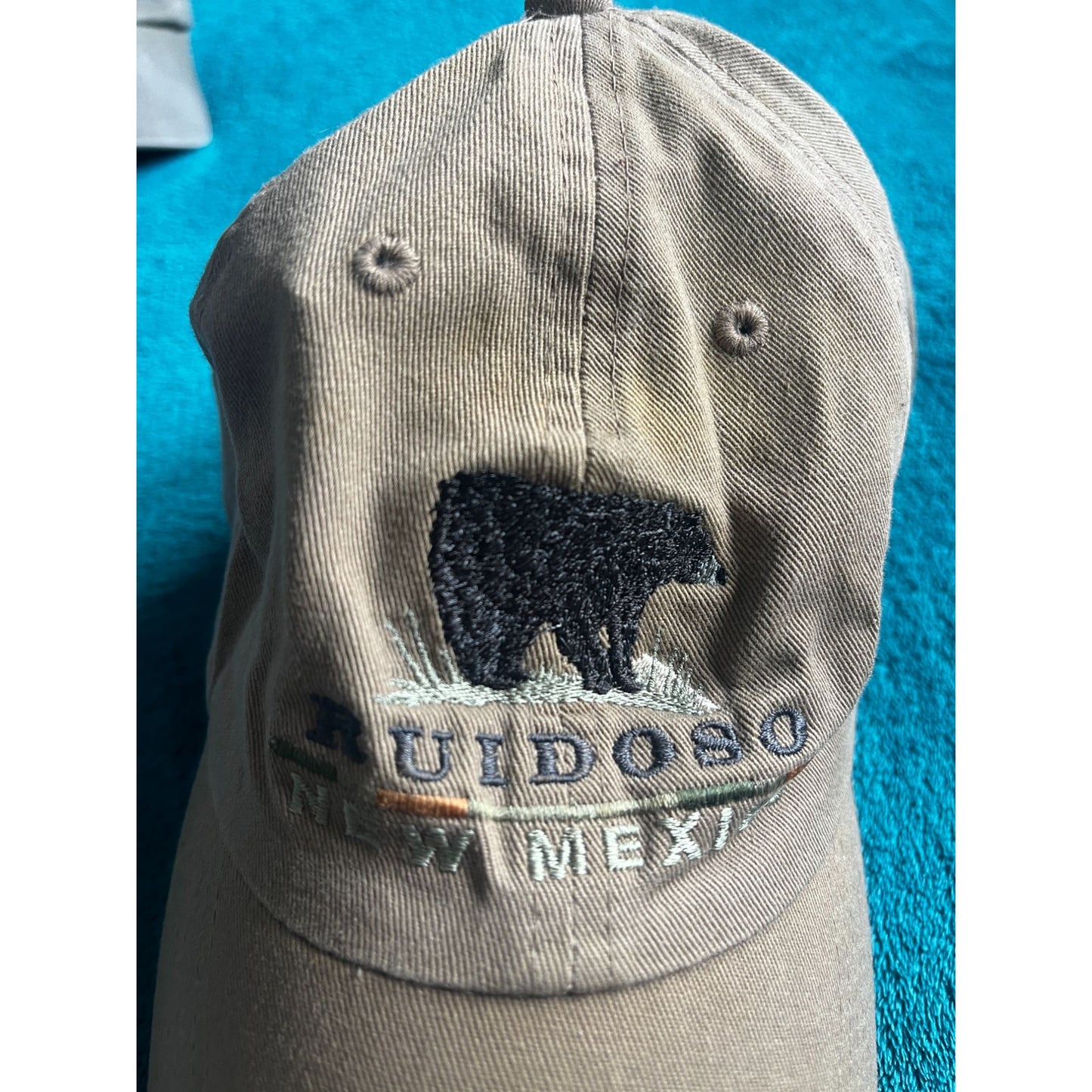 Ruidoso New Mexico Dad Baseball Cap Adjustable Beige