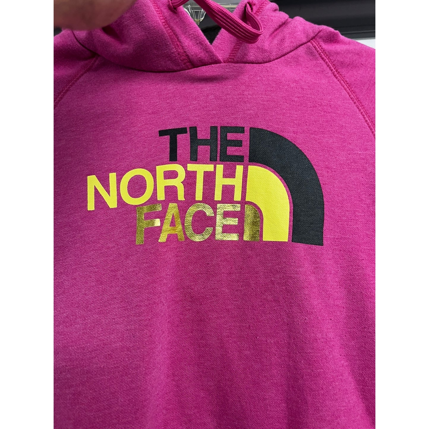 The North Face Womens Pullover Hoodie Pink Size S