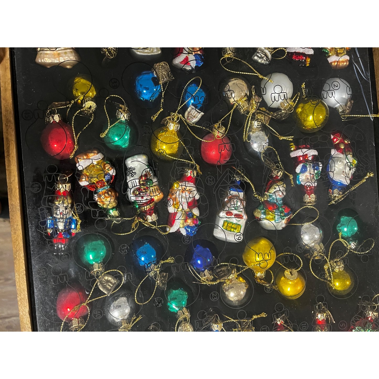 Thomas Pacconi Classics 48 Pc Blown Glass Ornament In Wood Chest Complete 2003
