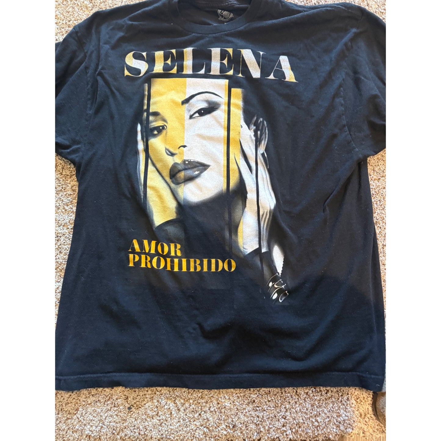 Official Selena Merchandise Black Short Sleeve T-shirt Size 3X