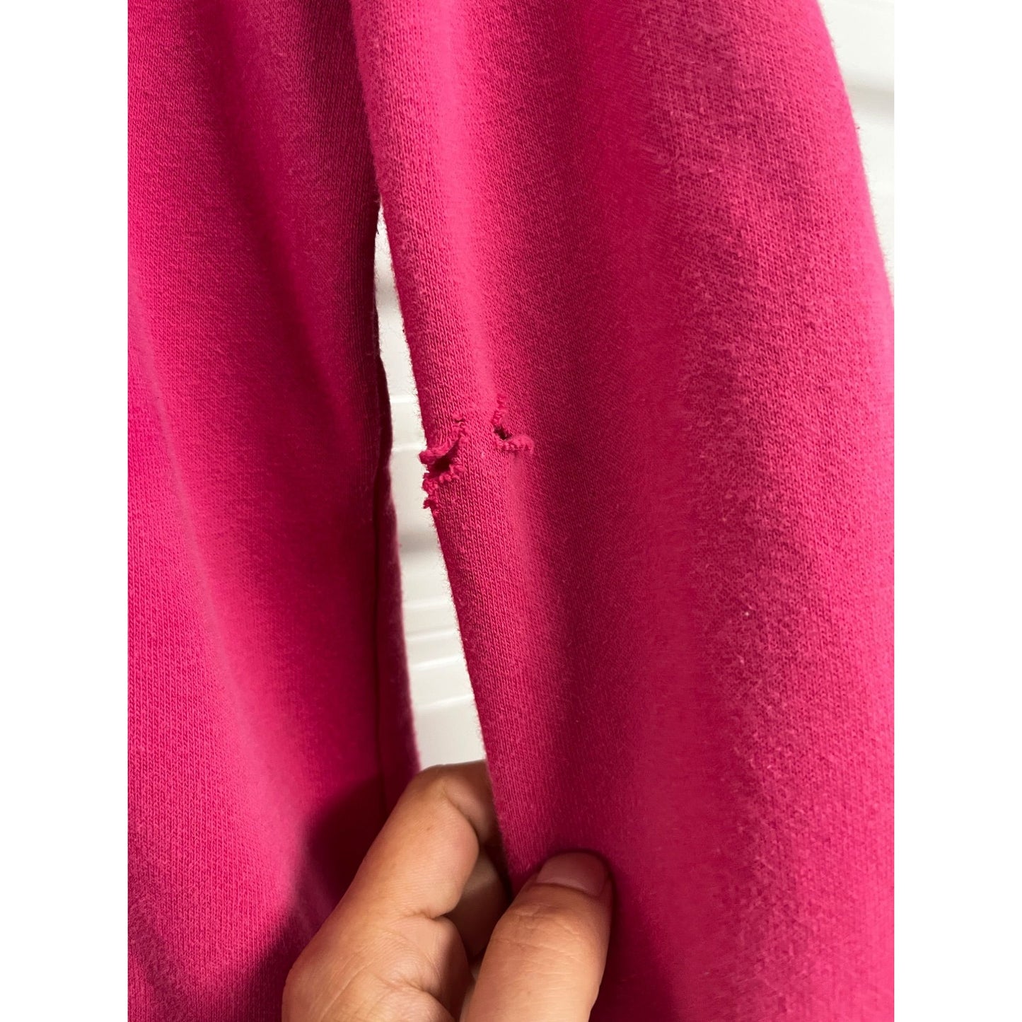 The North Face Sweatshirt Womens Medium Magenta Hooded Activewear Outdoors Size L