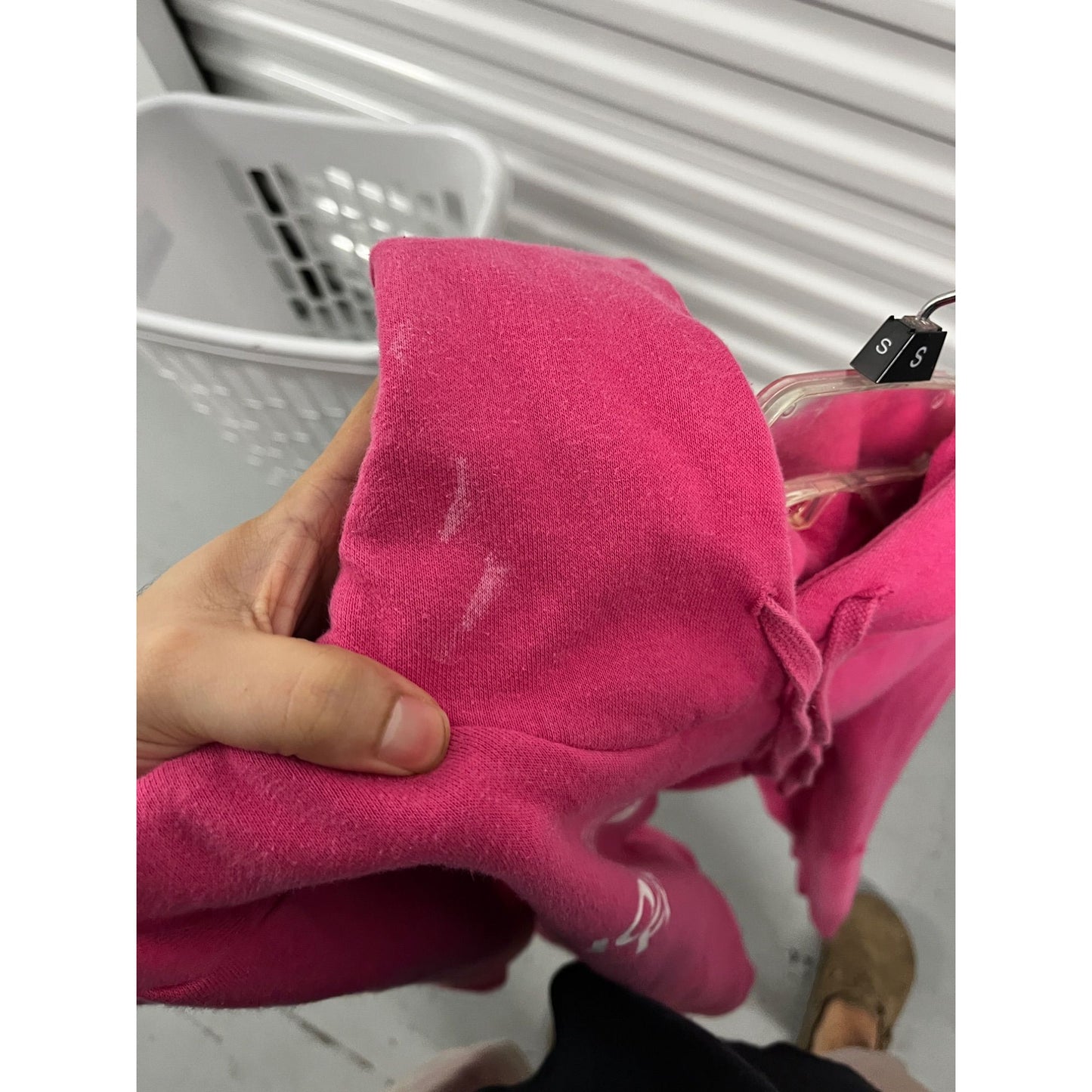 The North Face Sweatshirt Womens Medium Magenta Hooded Activewear Outdoors Size L