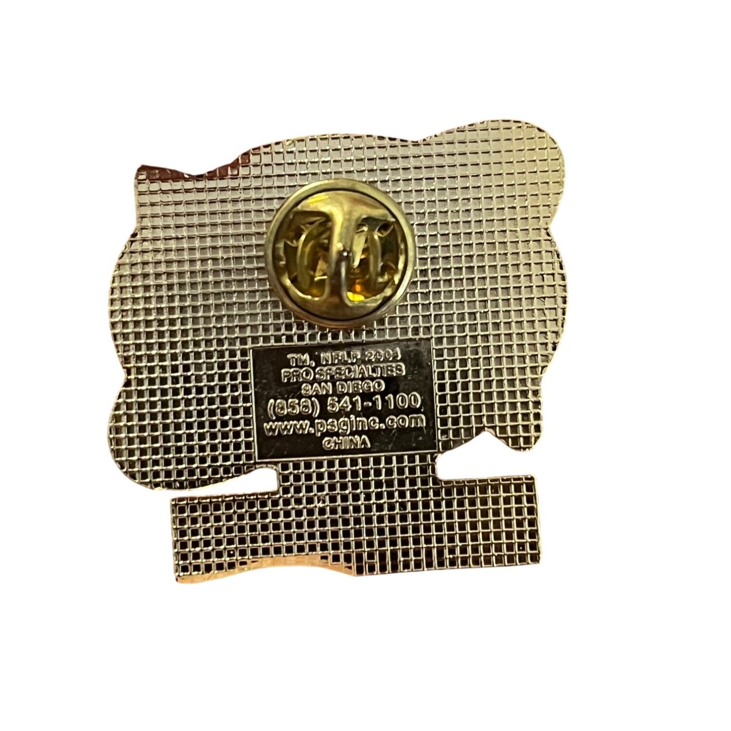 Pro Specialties NFL Super Bowl XXXVIII Volunteer Pin Patriots Panthers Y2K 00's