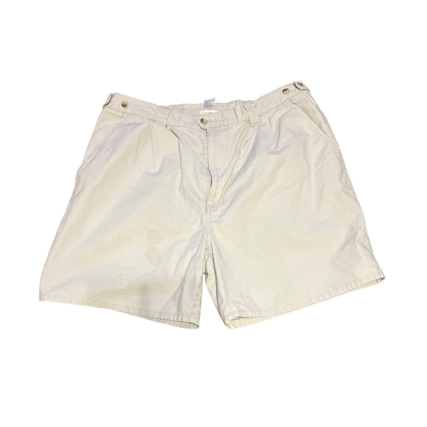 White Sierra Outdoor Adventure Hiking Flat Front Khaki Short Ivory Men’s Size 38