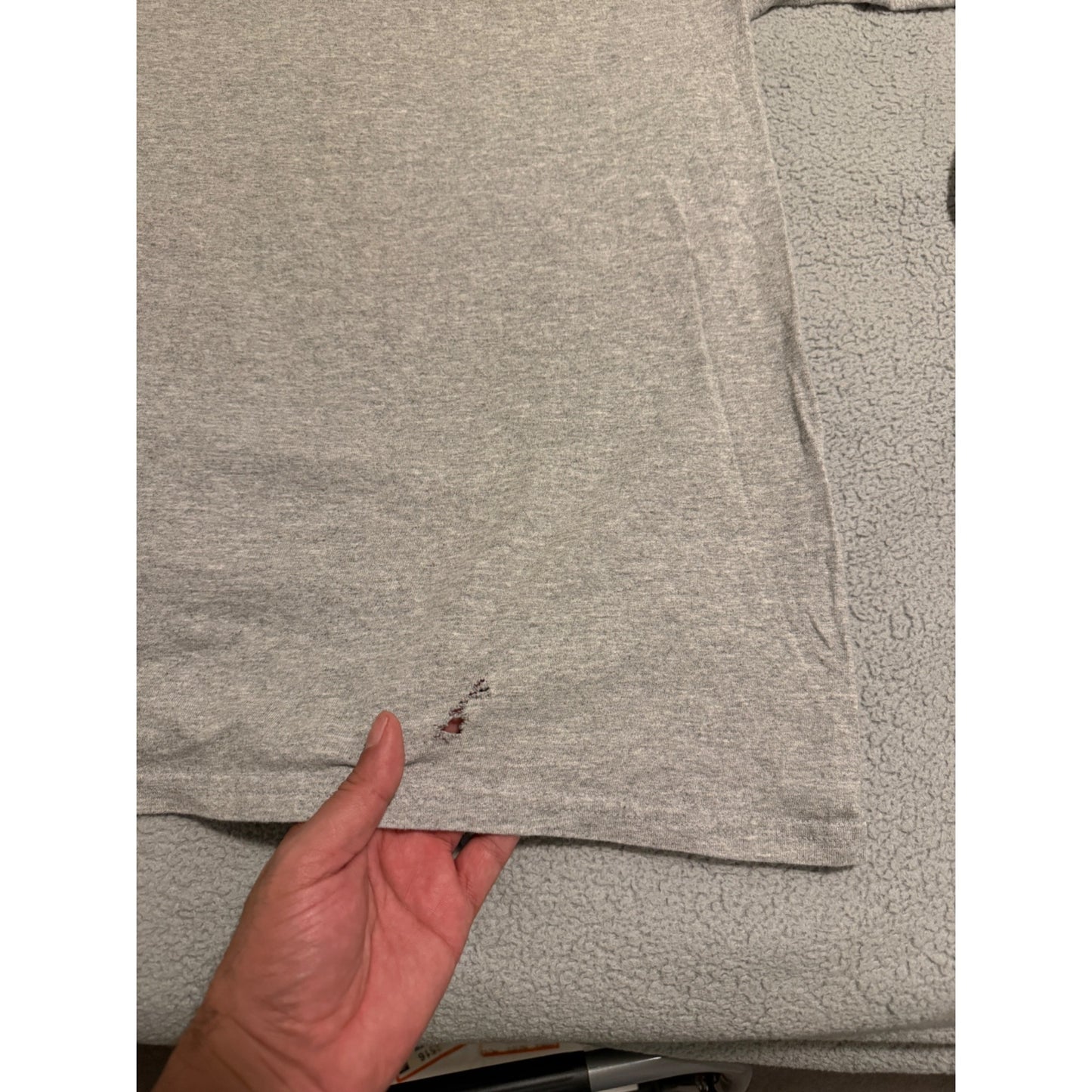 Hooters Gildan Mens Casino Golf Short Sleeve Graphic Gray T-shirt Size XL