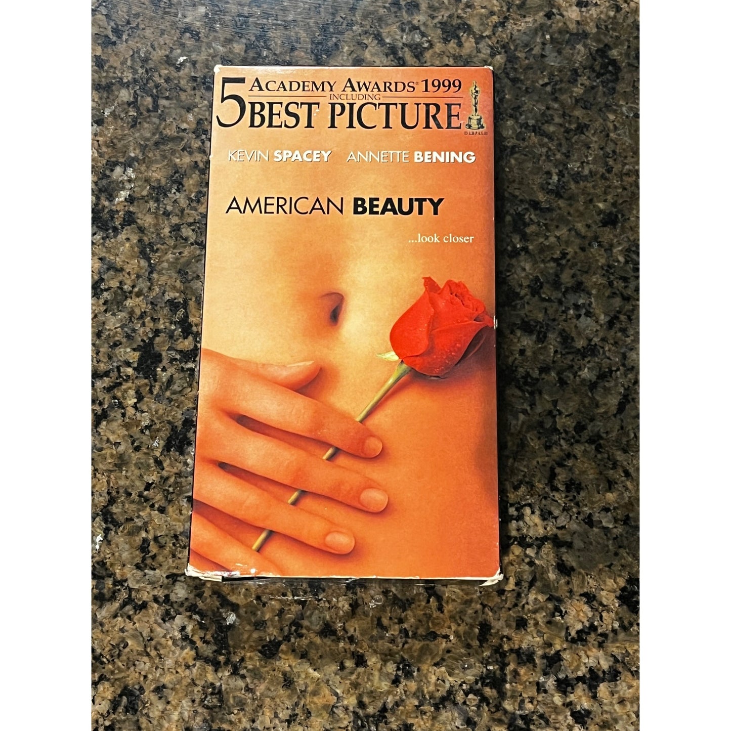 American Beauty VHS Tape 90's Y2K Kevin Spacey Movie Vintage
