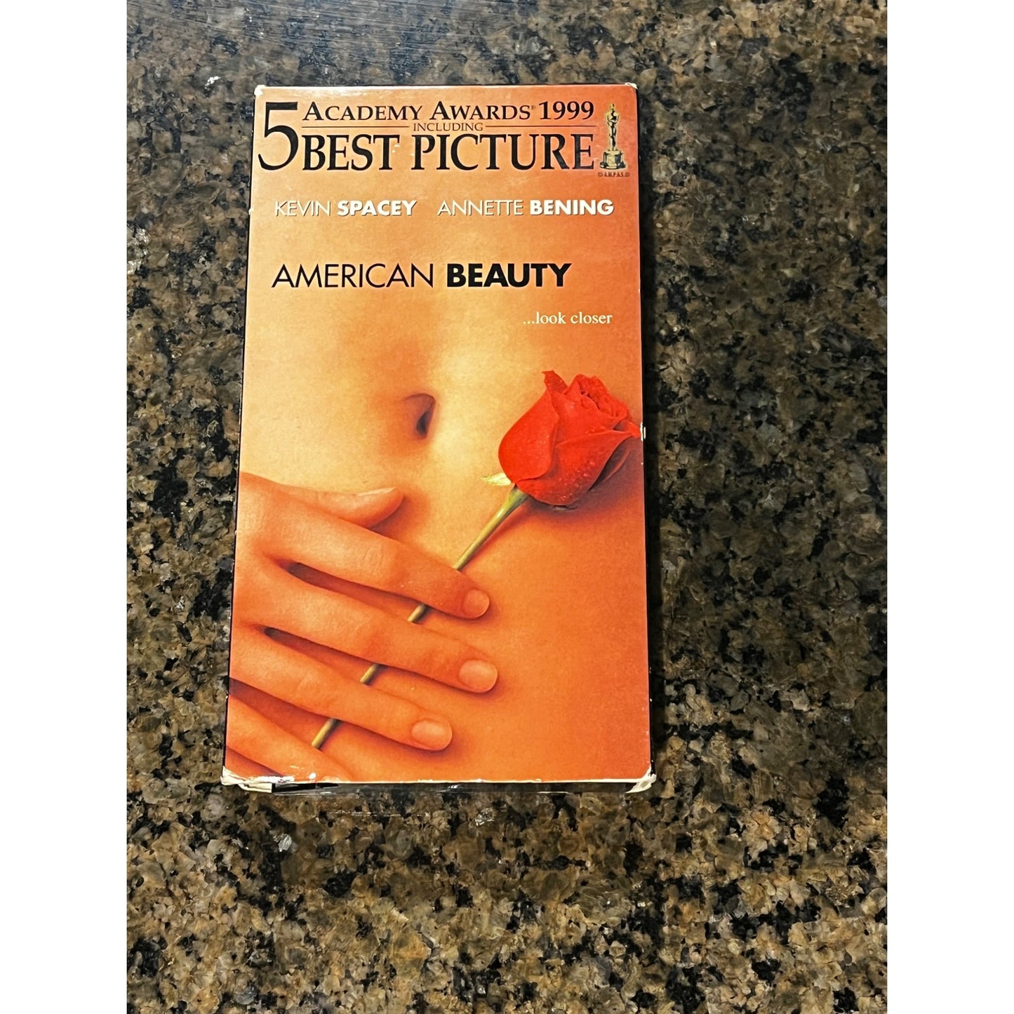 American Beauty VHS Tape 90's Y2K Kevin Spacey Movie Vintage