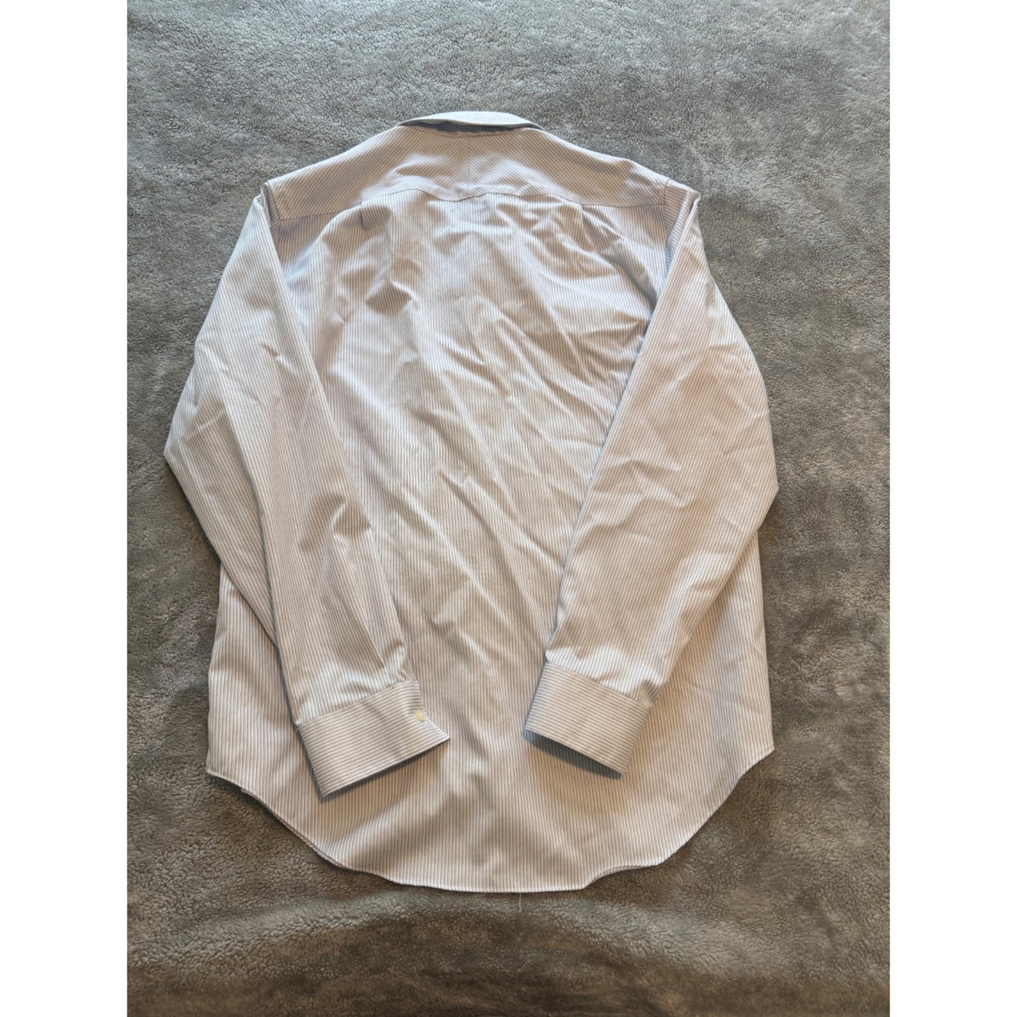 Calvin Klein Men’s Slim Fit Non-Iron Button Down Shirt – Size L