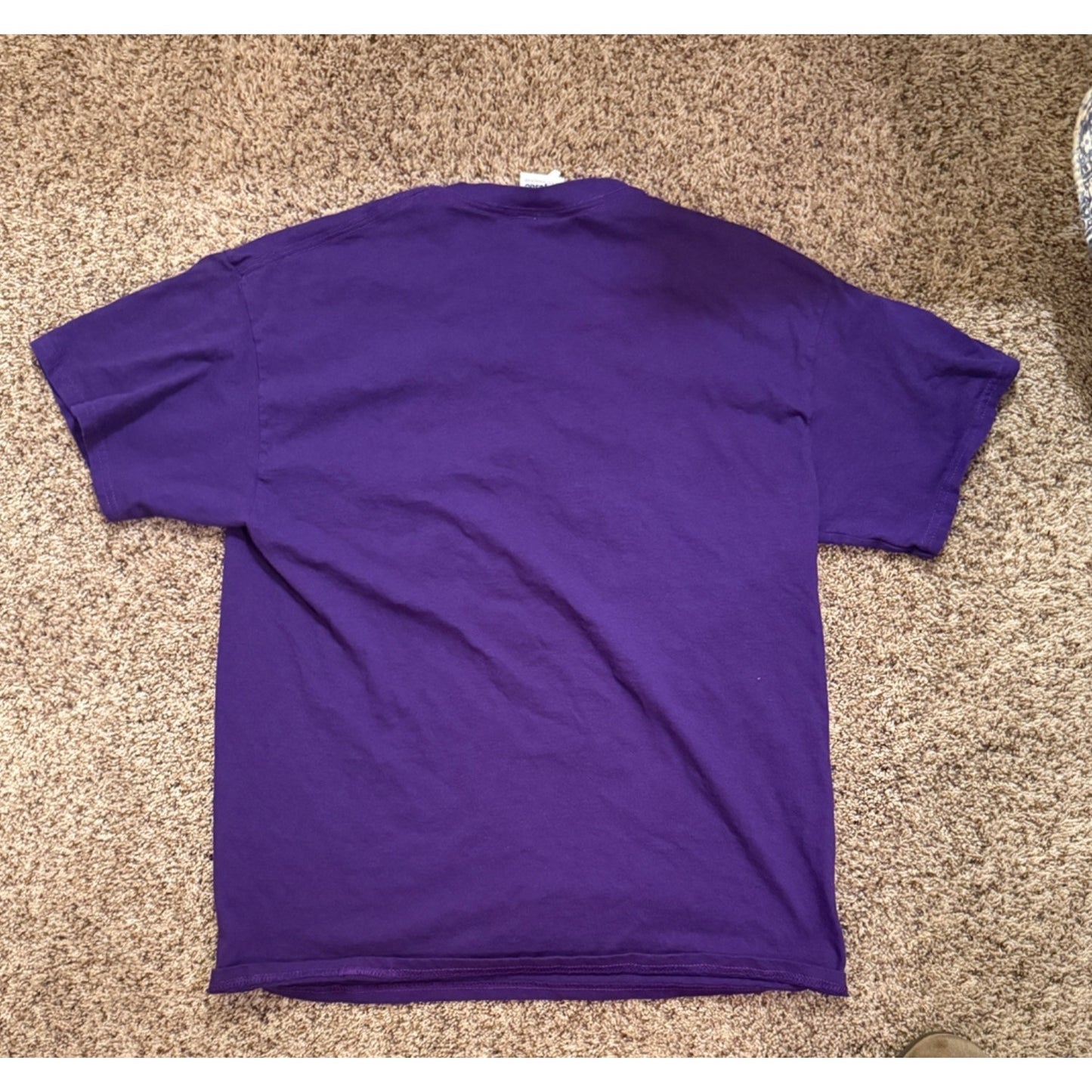 Majestic Super Bowl LII 52 Minnesota 2018 T-Shirt Tee Purple Size L
