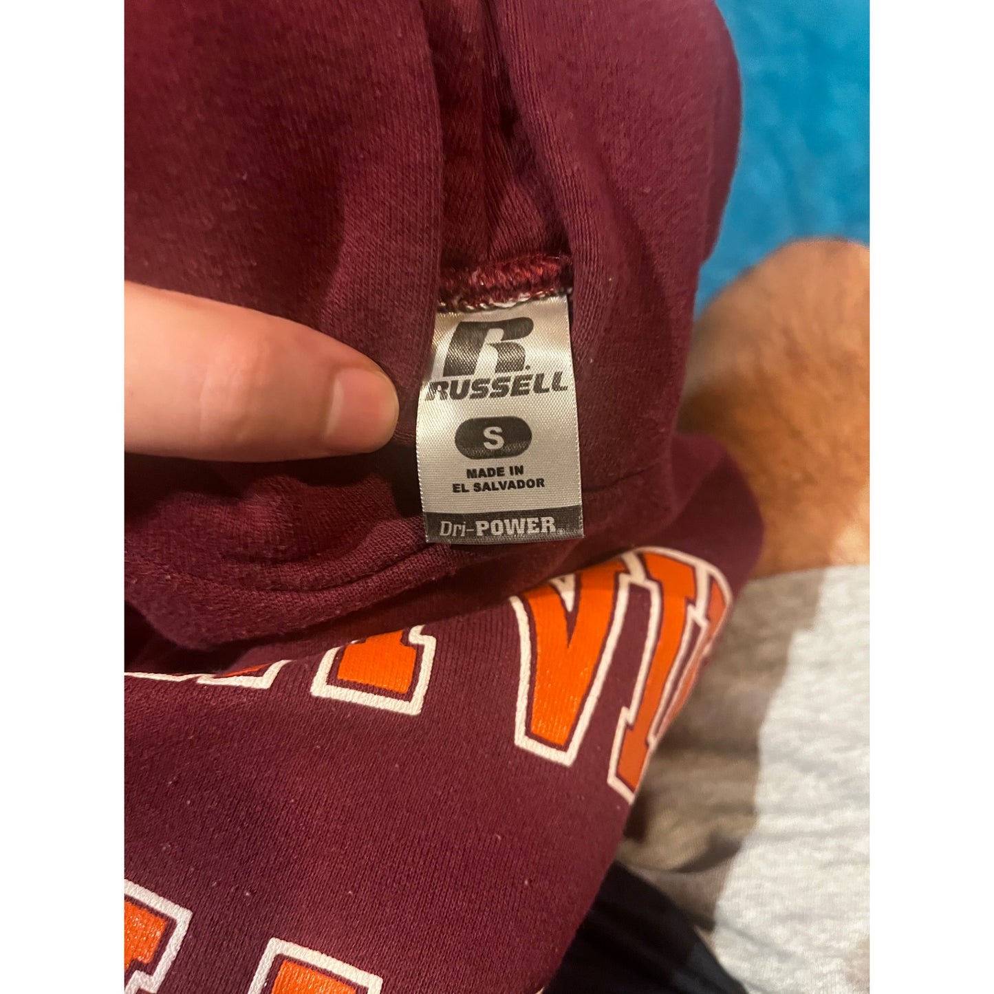 Maryville College Red Long Sleeve Pullover Hoodie Size S